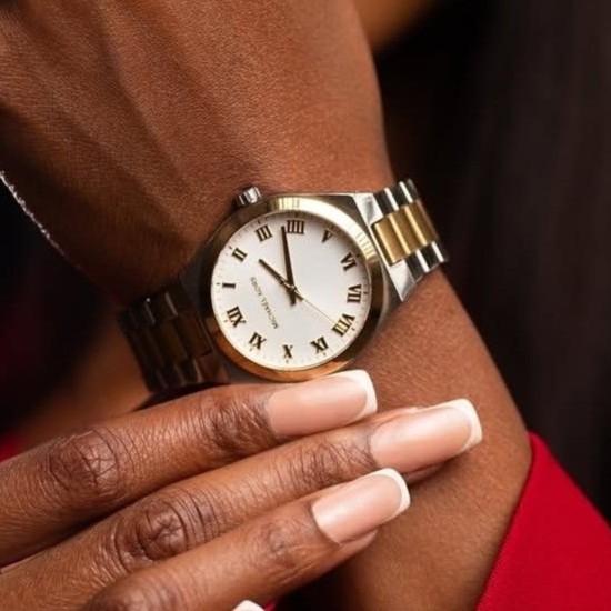 Milana wearing a watch